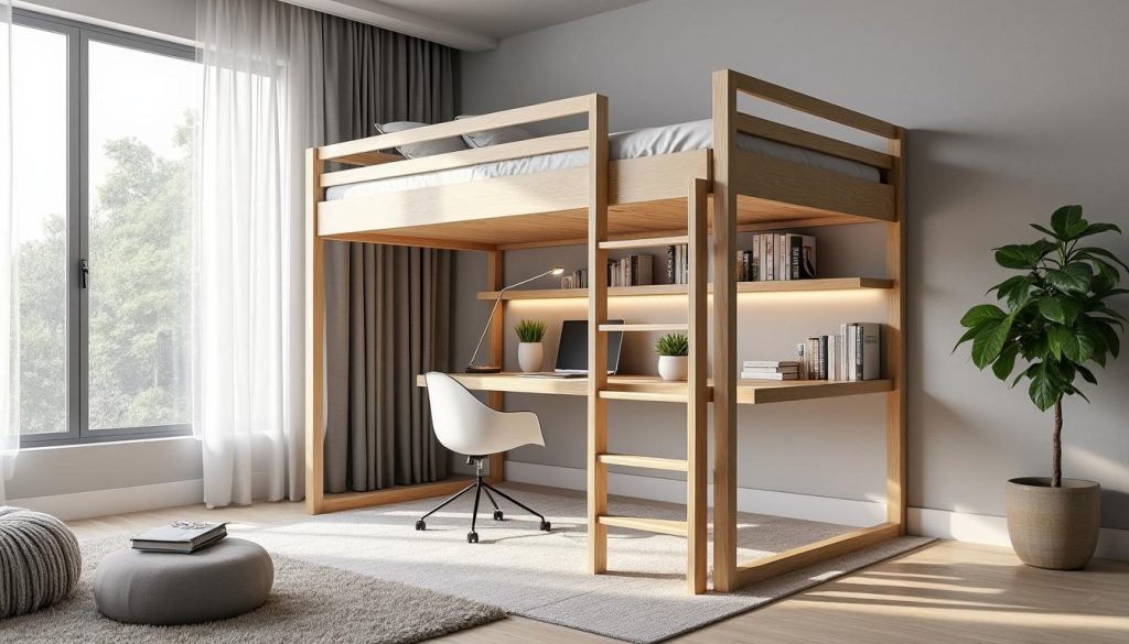 découvrez les avantages d'un lit en hauteur pour optimiser l'espace dans votre chambre et créer un environnement pratique et agréable.