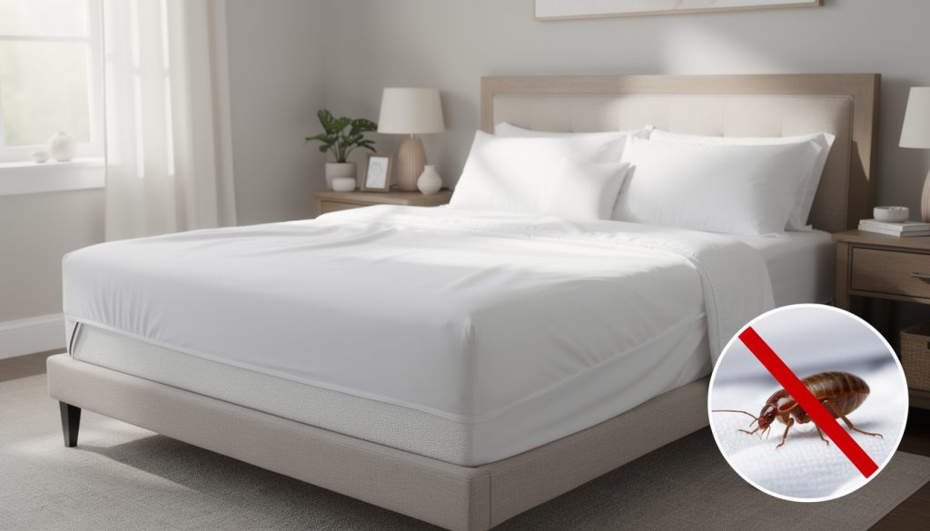 profitez de notre protège-matelas anti-punaises de lit en promotion à -30 % chez ce spécialiste incontournable pour une protection efficace et un sommeil paisible.