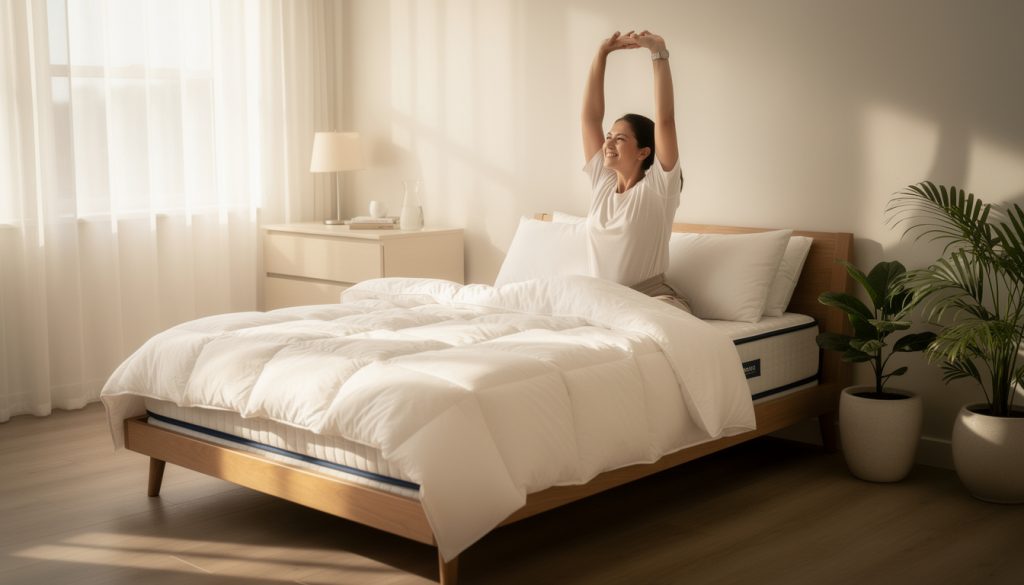 découvrez un sommeil réparateur et un dos soulagé avec le matelas simmons. profitez dès maintenant de -40 % chez conforama pour un confort optimal et des nuits apaisantes.