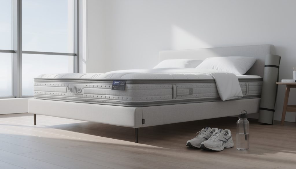 découvrez le matelas bultex spécialement conçu pour les sportifs, alliant confort et soutien optimal. profitez dès maintenant d'une offre exceptionnelle avec une remise de 40% pour des nuits réparatrices et performantes.