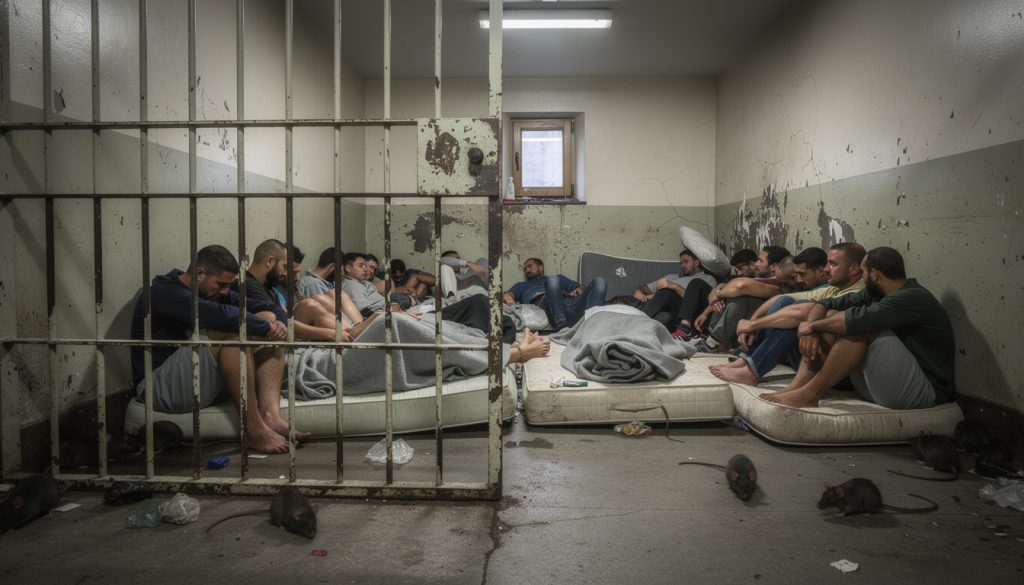découvrez l'enquête préoccupante sur la surpopulation carcérale à saint-brieuc, avec un taux d'occupation alarmant de 239 %, une présence inquiétante de rats et des conditions de vie dégradées incluant des matelas posés à même le sol.